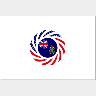 South Georgia Islander American Multinational Patriot Flag Series Posters and Art